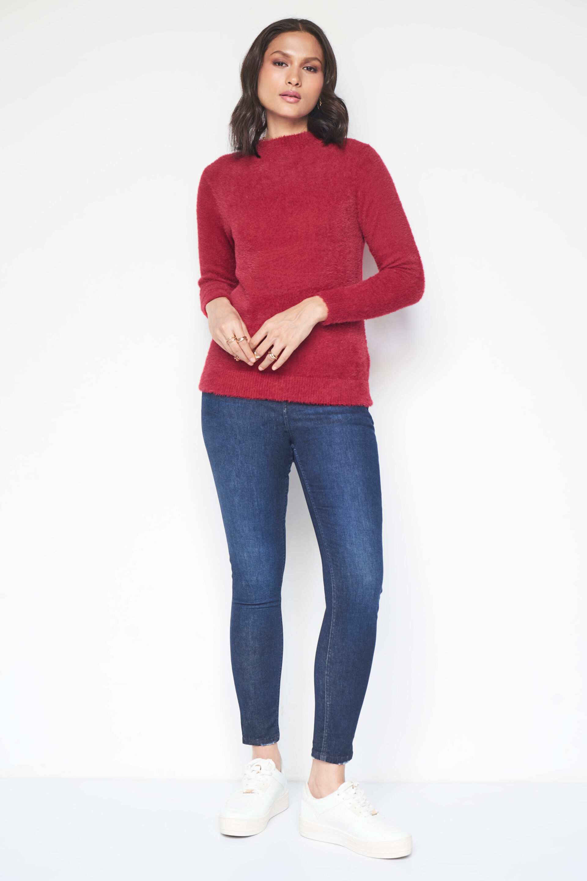 Rebecca Sweater, Red, image 4